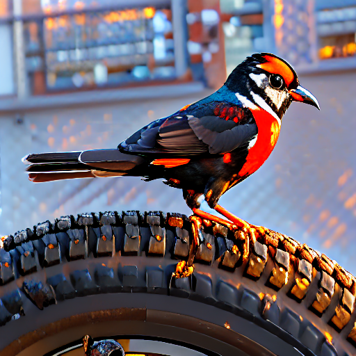 020_A bird that is sitting in the rim of a tire..png